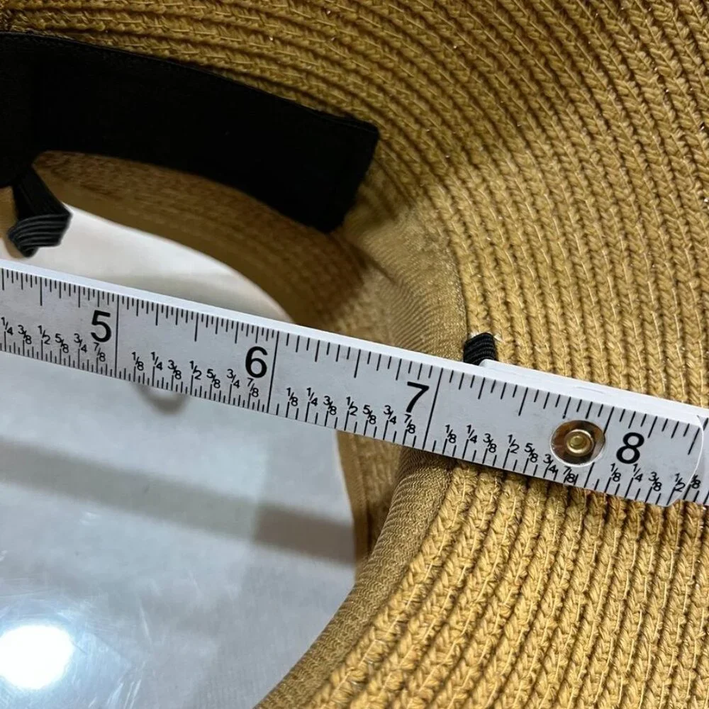 FURTALK Wide Brim Roll Up Sun Visor Hat Adjustable Brown M